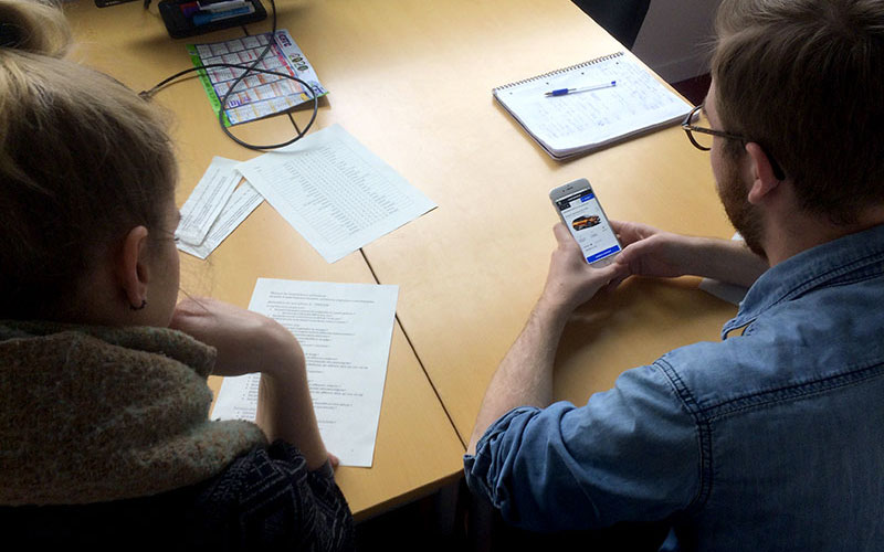 User test mobile observation room