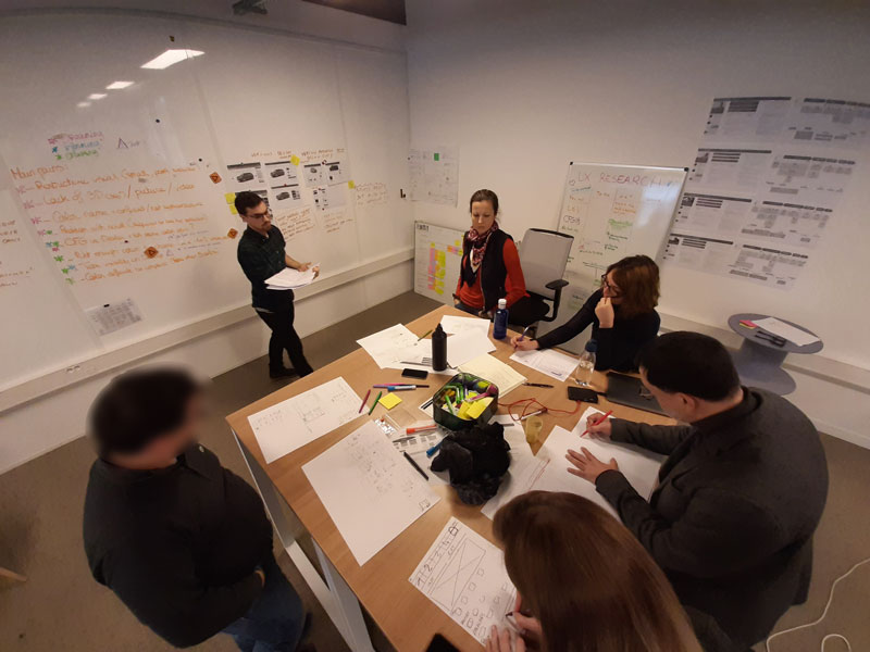 People working together design workshop