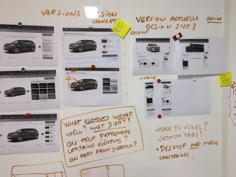Sketches ideas wall design workshop